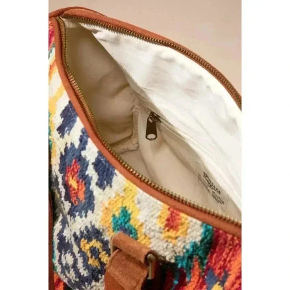 Last 1! HANDMADE Ruggine Kingston Boston Bag with Zipper & strap - Picture 6 of 7